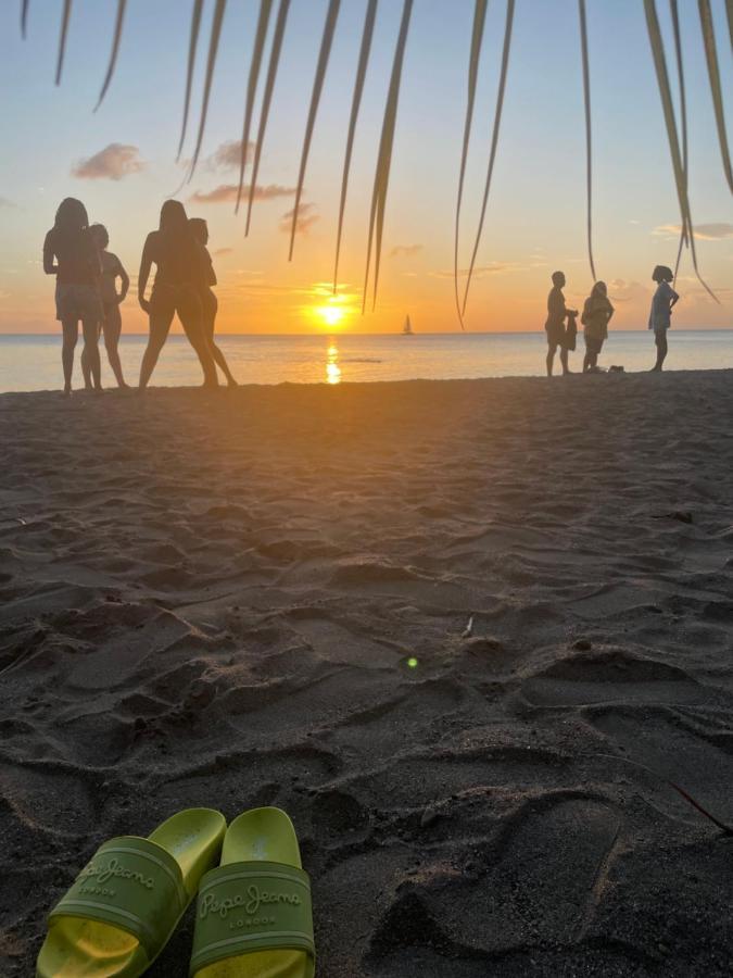 Sunset Appart, T2 Avec Vue Mer Et Plage A 1 Km Le Carbet Ngoại thất bức ảnh